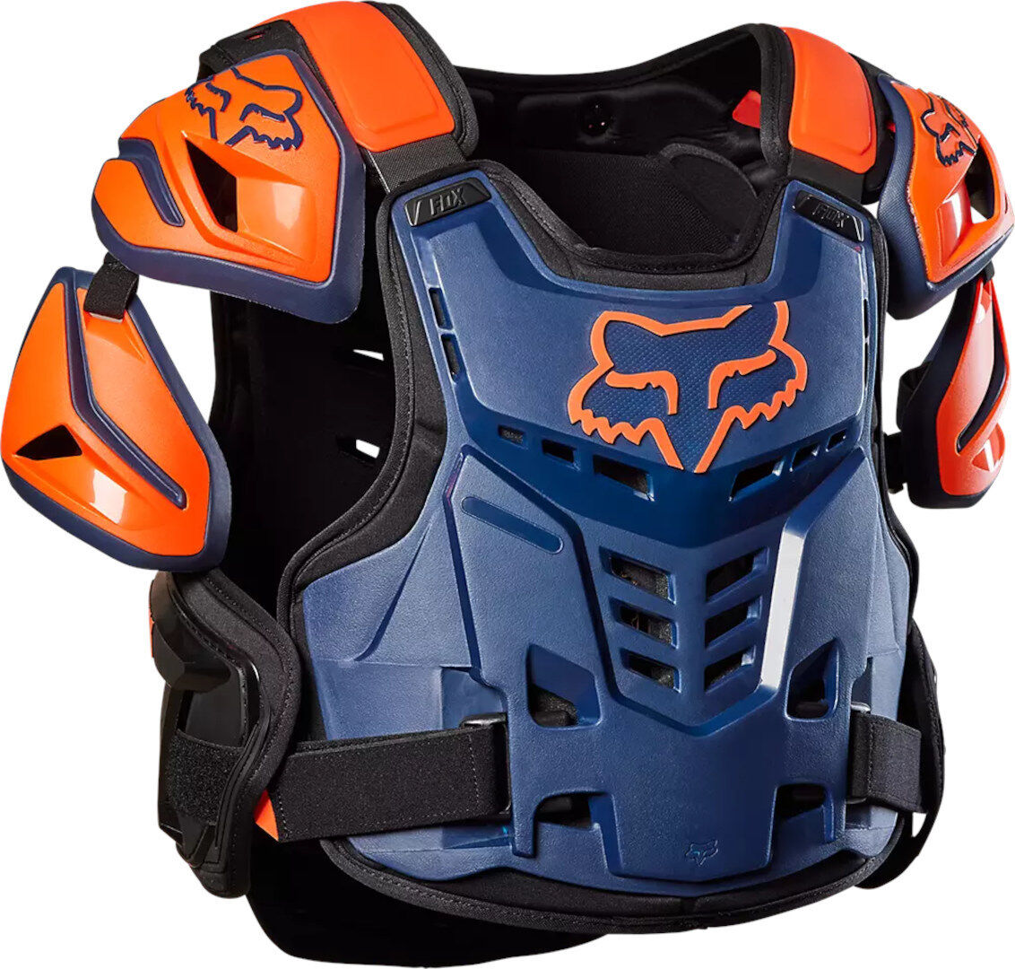 Fox Raptor Chaleco Protector - Azul Naranja (L XL)