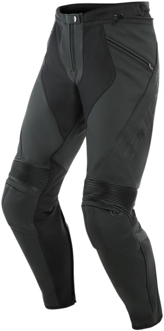 Dainese Pony 3 Pantalones de cuero para motocicleta - Negro (3XL)