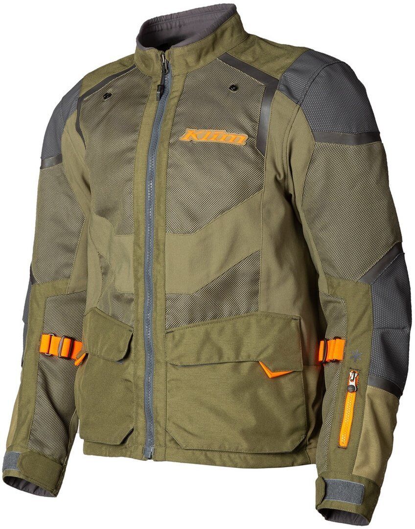 Klim Baja S4 Chaqueta textil para motocicletas - Gris Verde