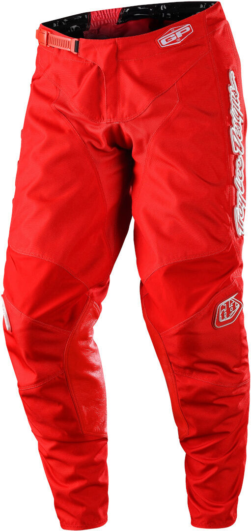 Lee GP Mono Pantalones de Motocross - Blanco Rojo (38)