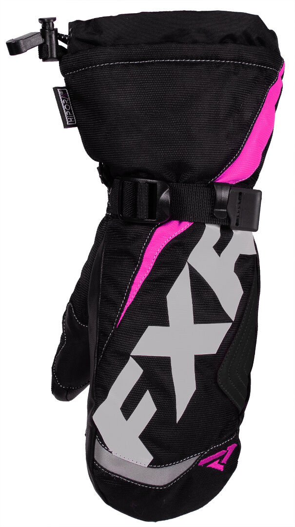 FXR Helix Race Mitt Guantes de invierno para jóvenes - Negro Rosa (L)