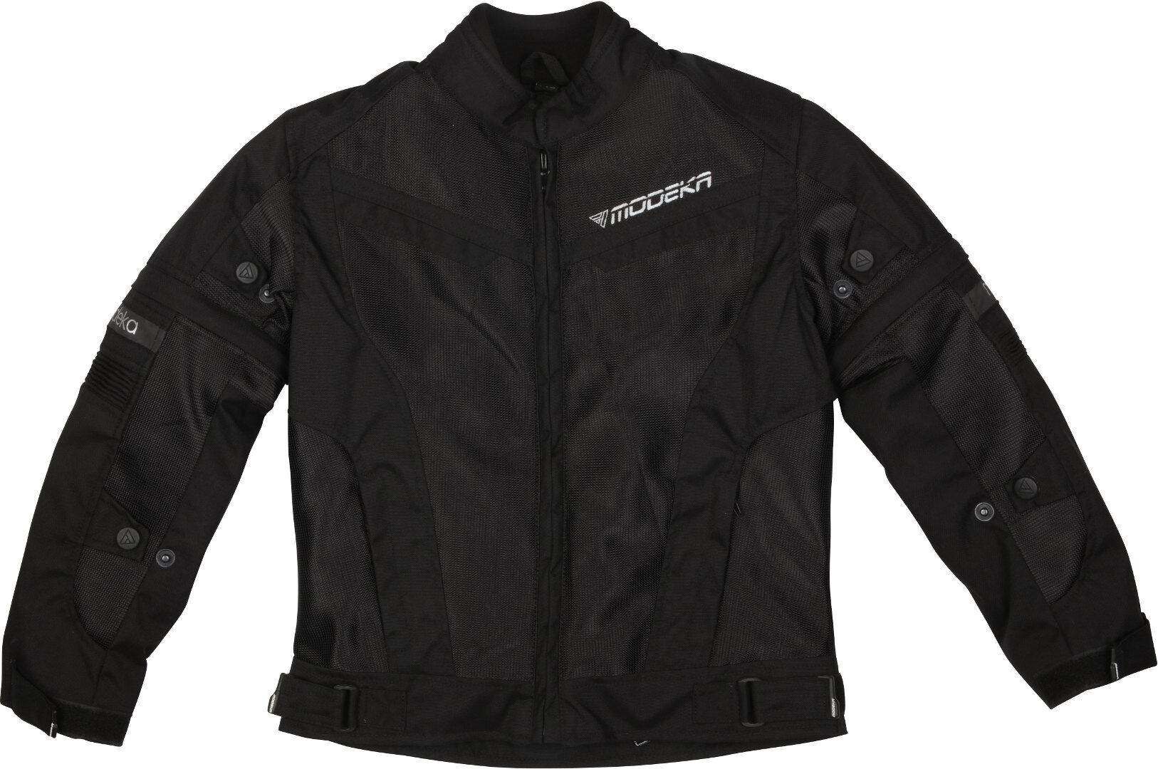 Modeka X-Vent Chaqueta textil para niños para motocicletas - Negro (2XS 128)