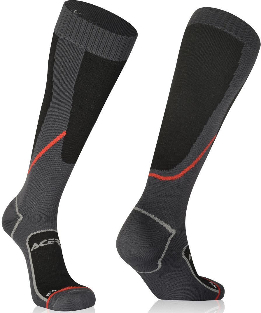 Acerbis No-Wet Calcetines - Negro Gris (2XL)