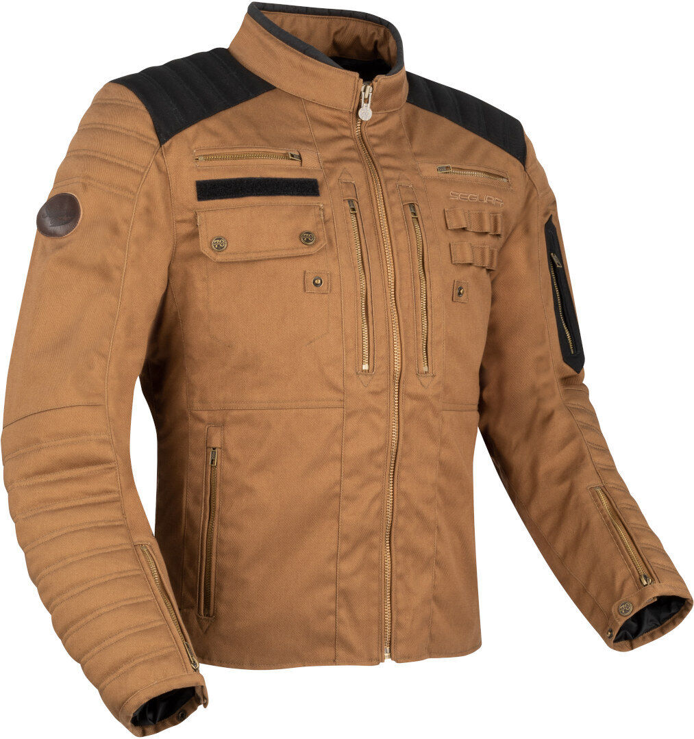 Segura Fergus Chaqueta textil de la motocicleta - Marrón (3XL)