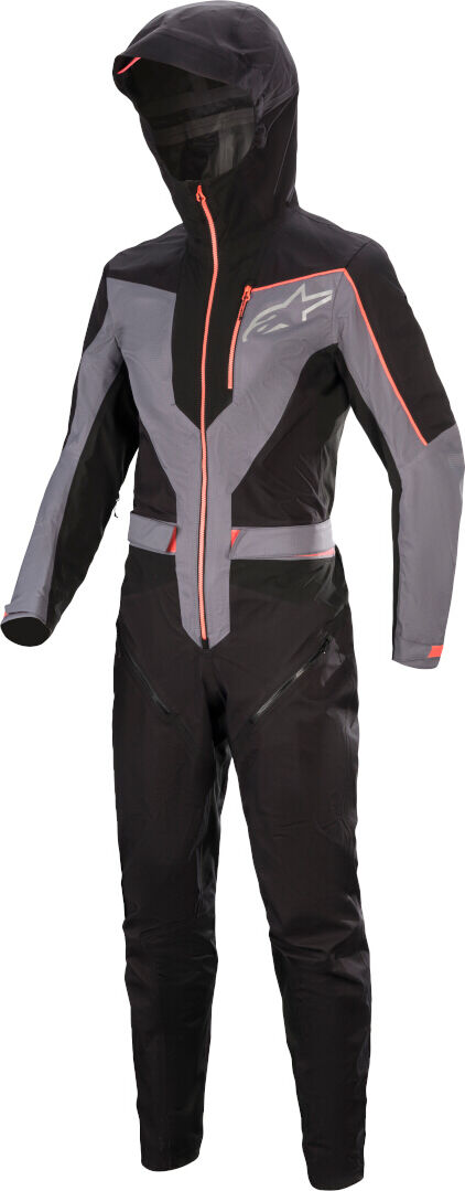 Alpinestars Tahoe WP Traje textil de bicicleta de 1 pieza - Negro Gris (L)