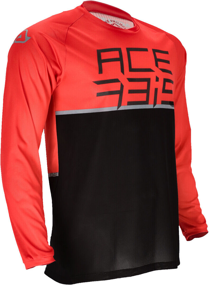 Acerbis Razorcrest Maillot de bicicleta - Negro Rojo (3XL)