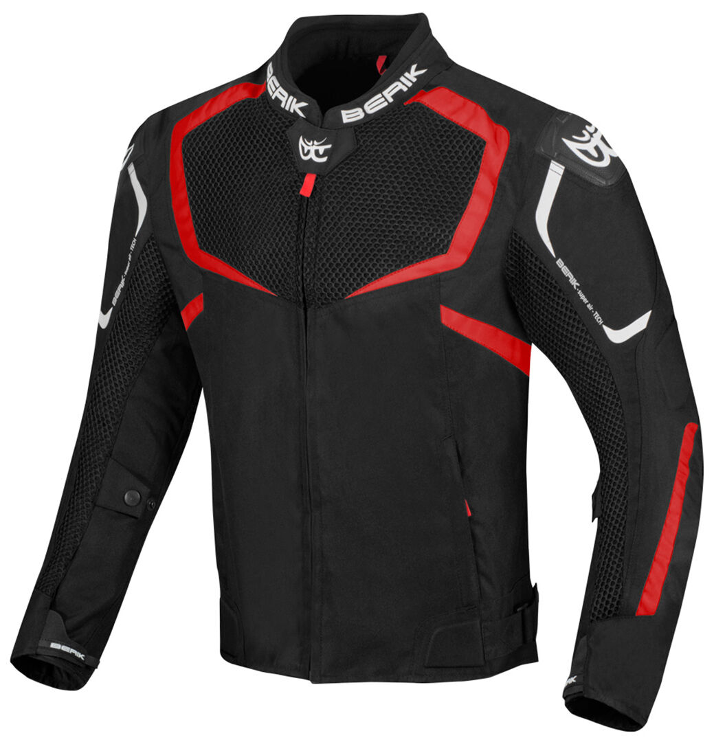 Berik X-Speed Air Chaqueta textil para motocicleta - Negro Rojo (56)