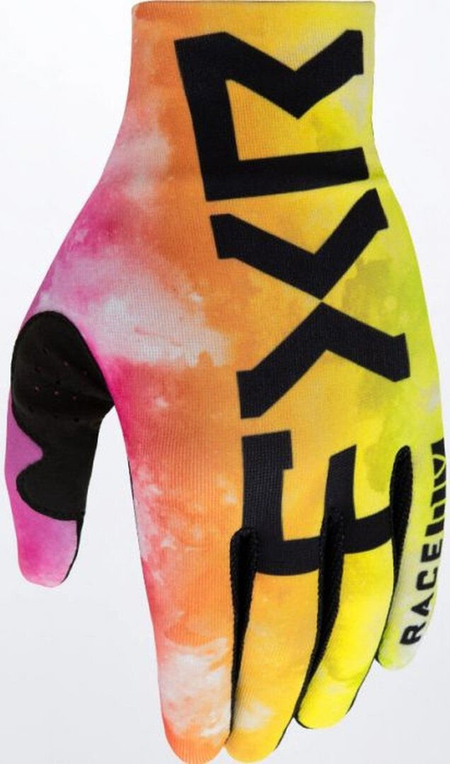 FXR Pro-Fit Air Colored Guantes de motocross - Rosa Amarillo (L)