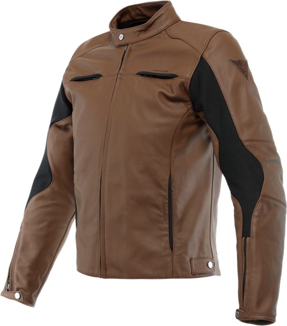 Dainese Razon 2 Chaqueta de cuero para motocicleta - Marrón (56)