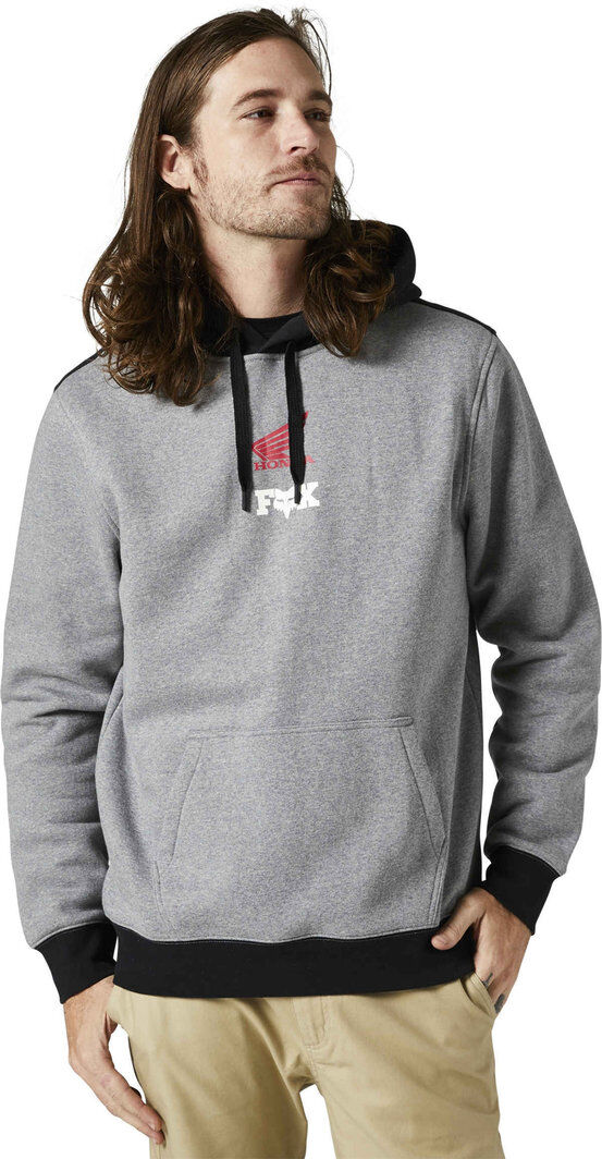 Fox Honda Wing PO Sudadera con capucha - Gris (L)