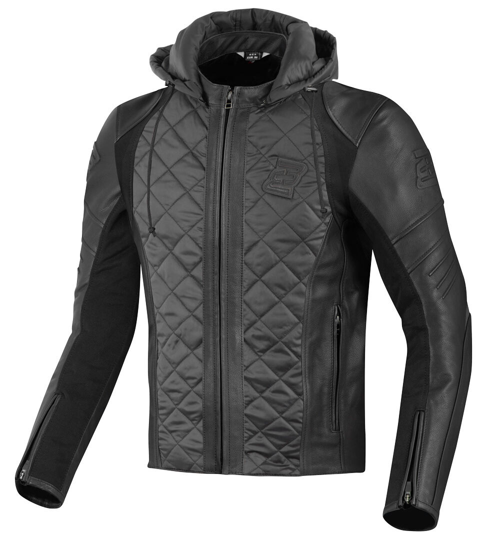 Bogotto Radic Chaqueta de cuero / textil de motocicleta - Negro (XS)