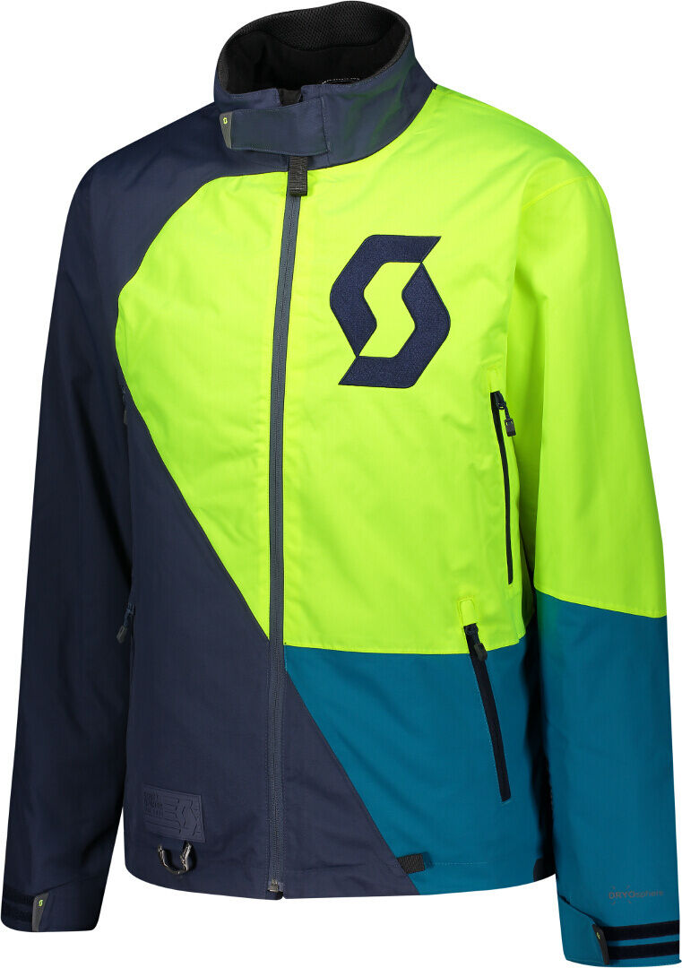 Scott Rcx-I Dryo Chaqueta para moto de nieve - Verde Azul (XL)