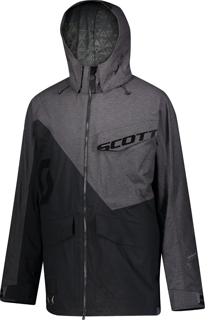 Scott XT Shell Dryo Chaqueta para moto de nieve - Negro Gris