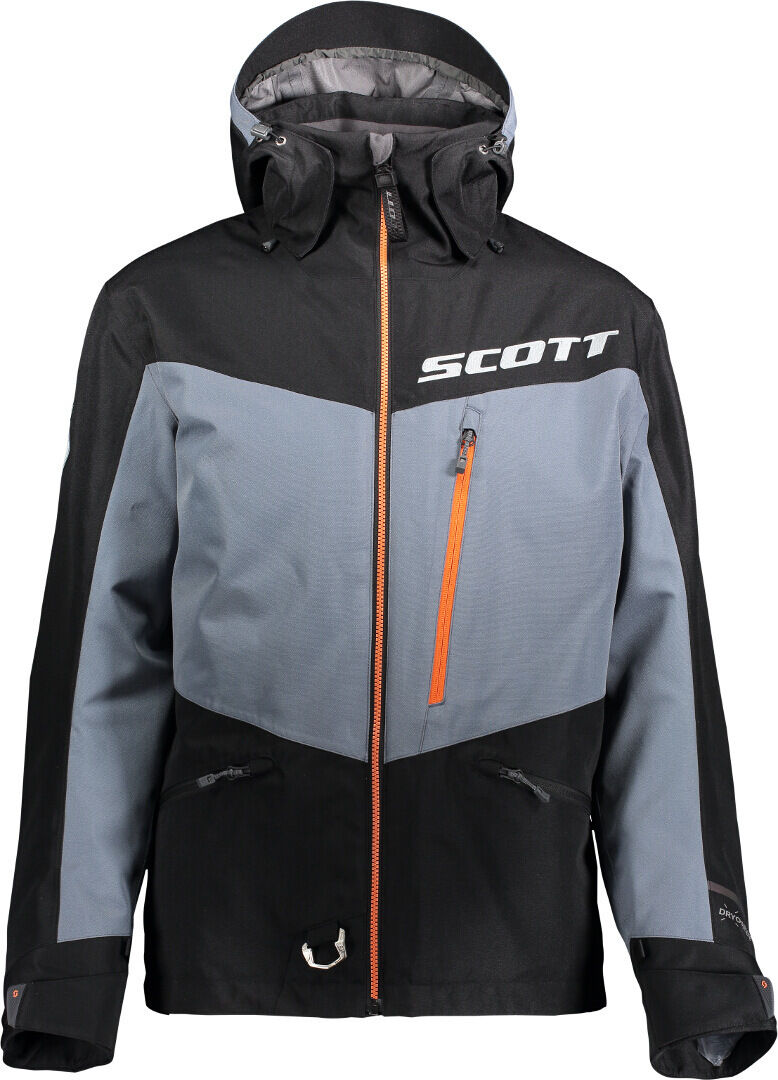 Scott Intake Dryo Chaqueta para moto de nieve - Negro Gris (XS)