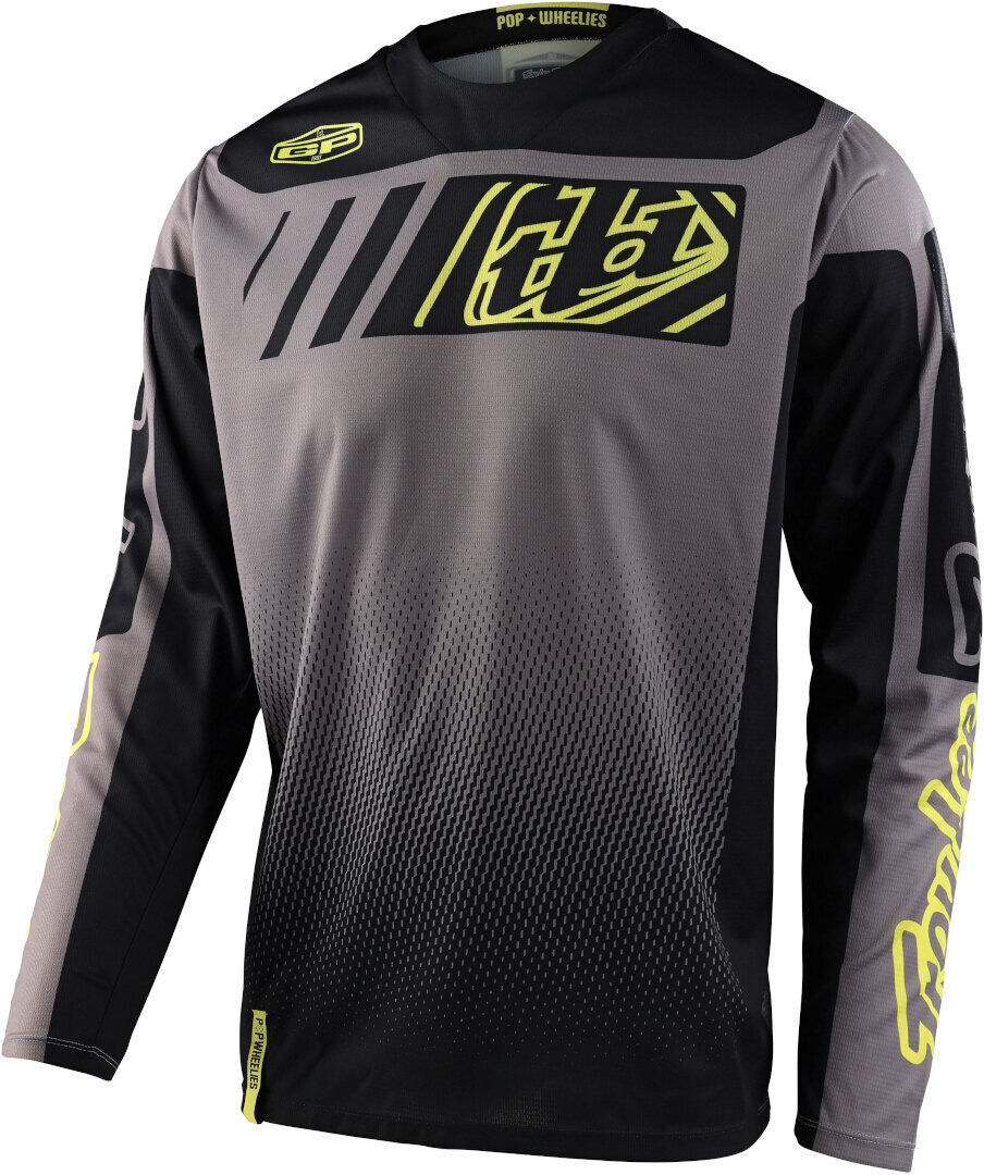 Lee GP Gear Icon Maillot de Motocross - Negro Gris (2XL)