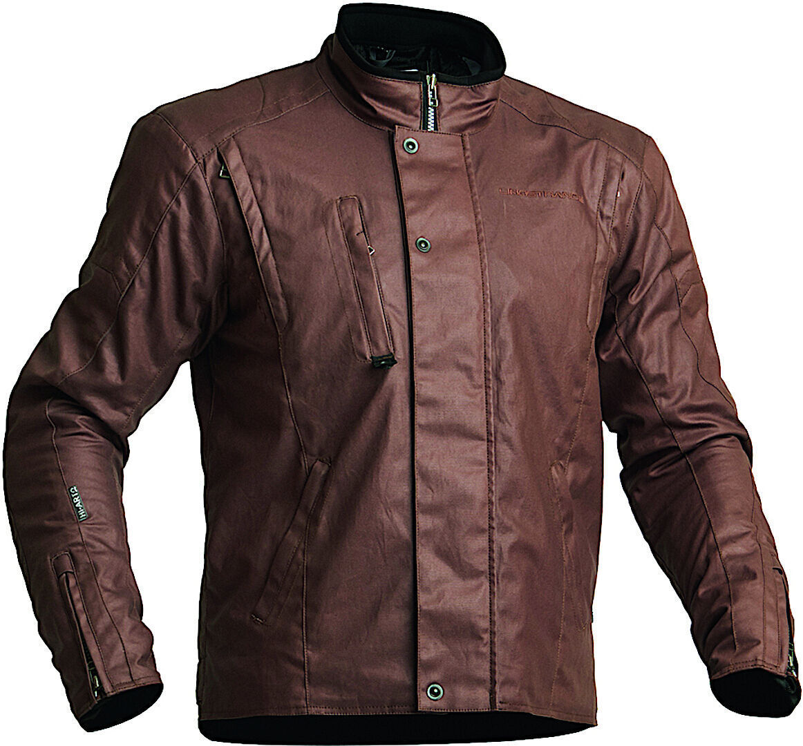 Lindstrands Fergus Chaqueta textil impermeable para motocicleta - Marrón (60)