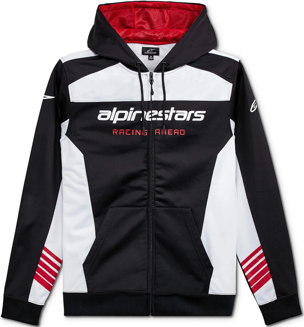 Alpinestars Session LXE Sudadera con cremallera - Negro Blanco (XL)