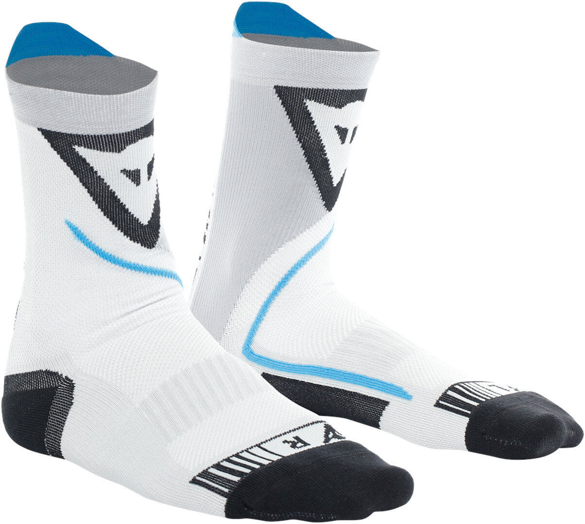 Dainese Dry Mid Calcetines - Negro Blanco Azul (36 37 38)