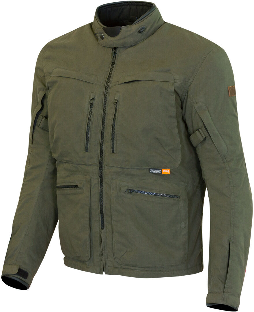 Merlin Drifter D3O Explorer Chaqueta textil para motocicleta - Verde (3XL)