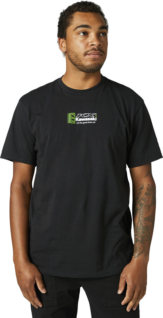 Fox Kawasaki Premium Camiseta - Negro (S)