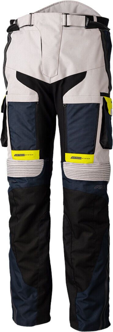 RST Pro Series Adventure-Xtreme Pantalones textiles para motocicleta - Negro Amarillo (L)