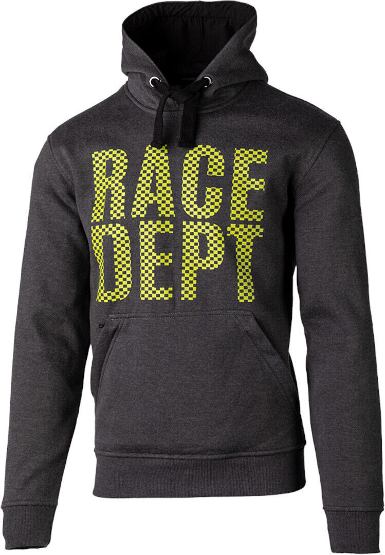 RST Race Department Reinforced Sudadera con capucha para motocicleta - Gris (L)