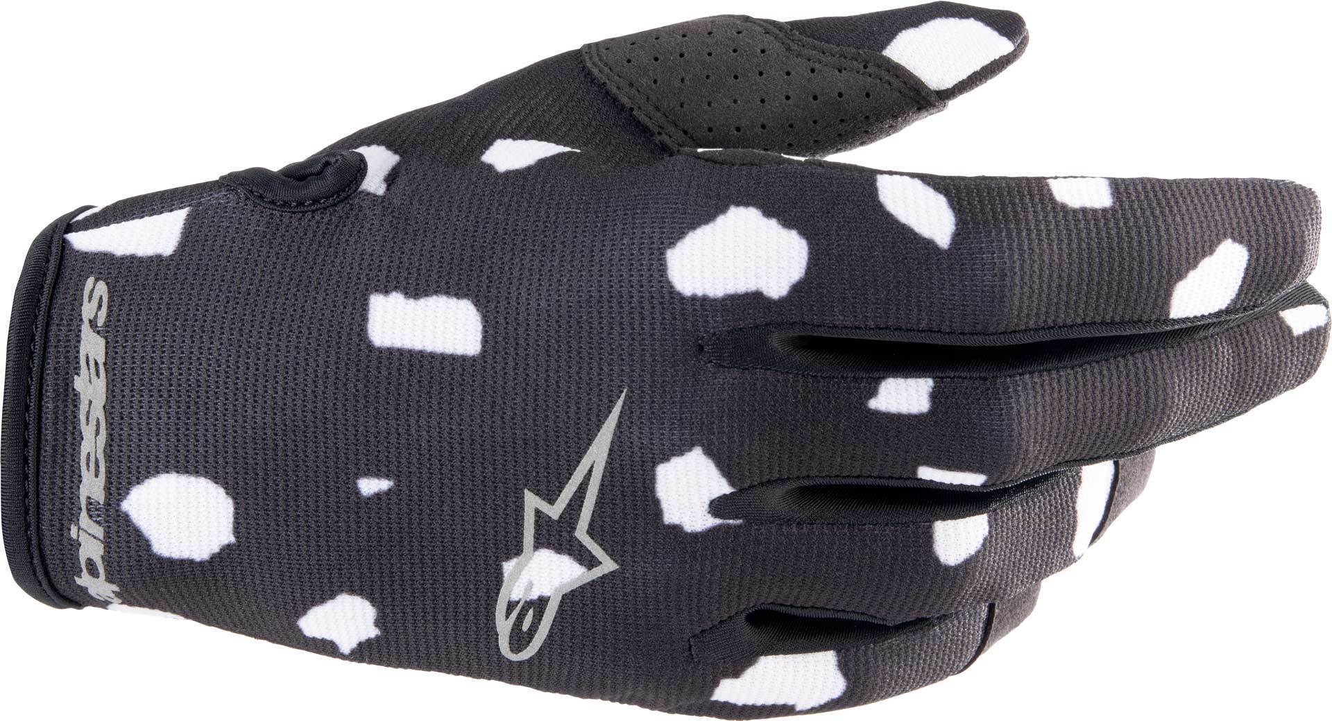 Alpinestars Radar Guantes de motocross - Negro Blanco (XL)