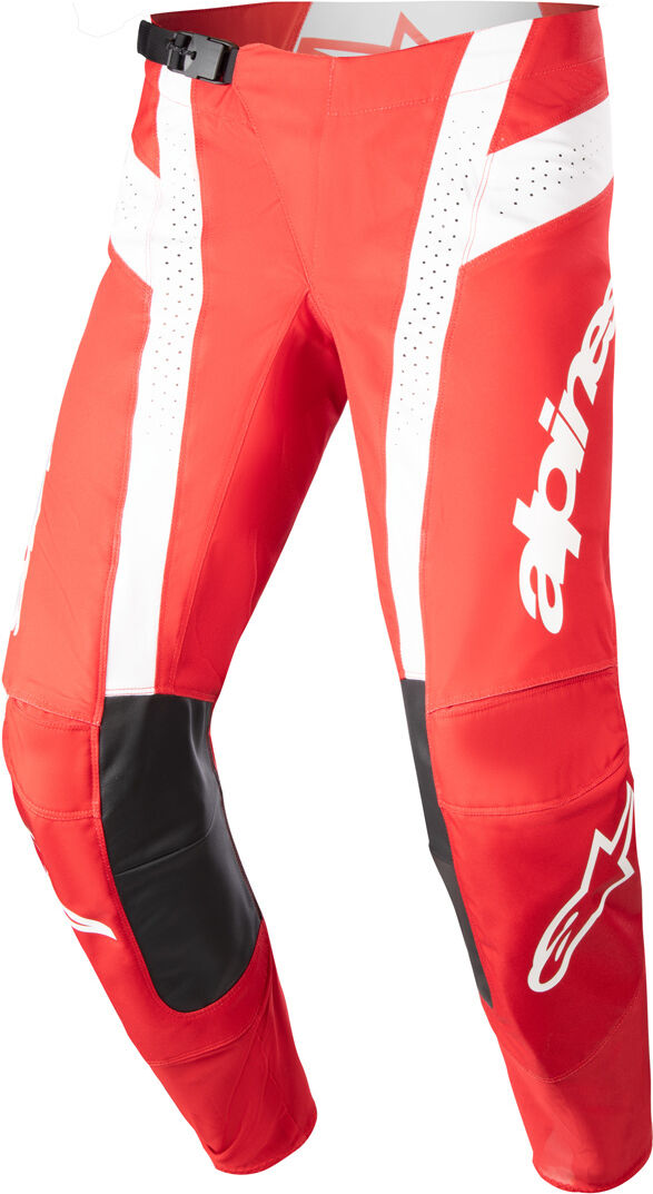 Alpinestars Techstar Arch Pantalones de motocross - Blanco Rojo (34)