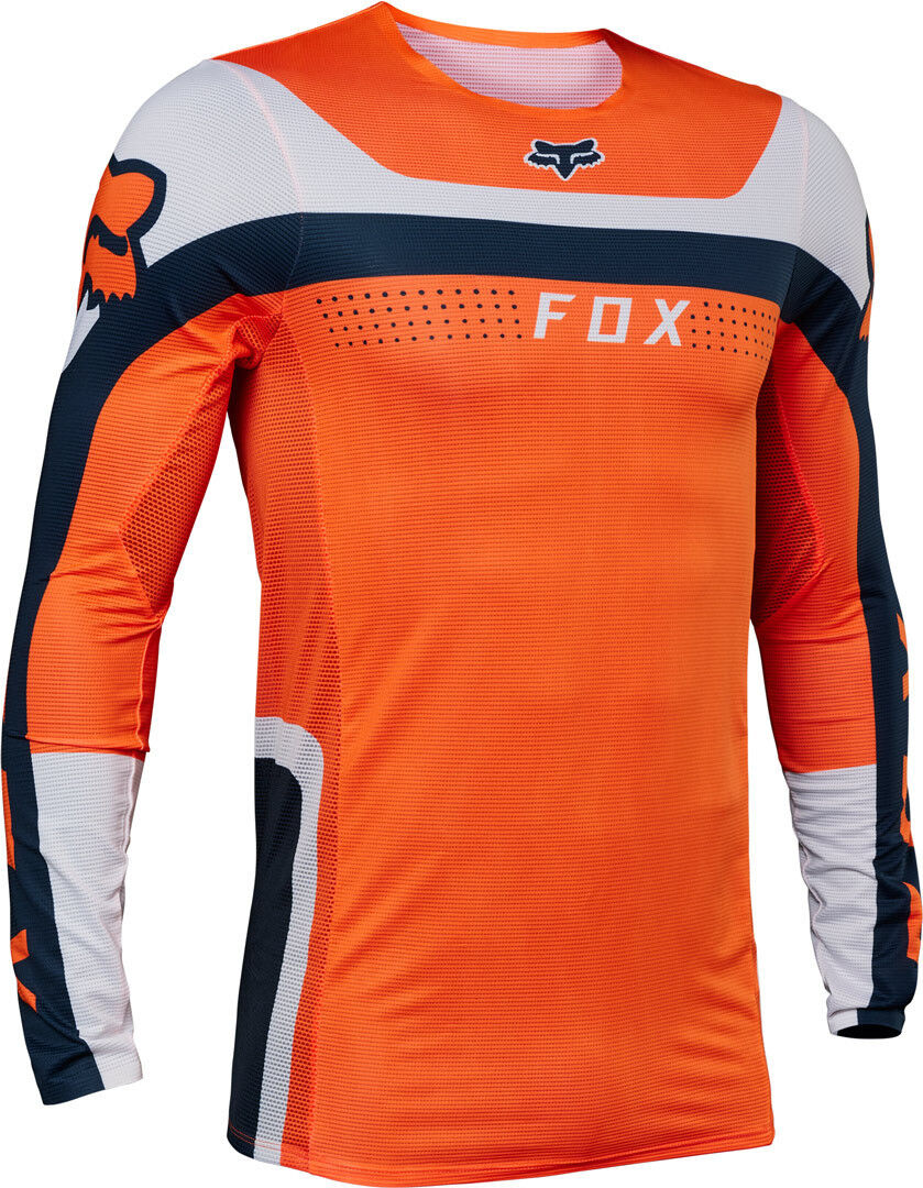 Fox Flexair Efekt Maillot de Motocross - Naranja (XL)