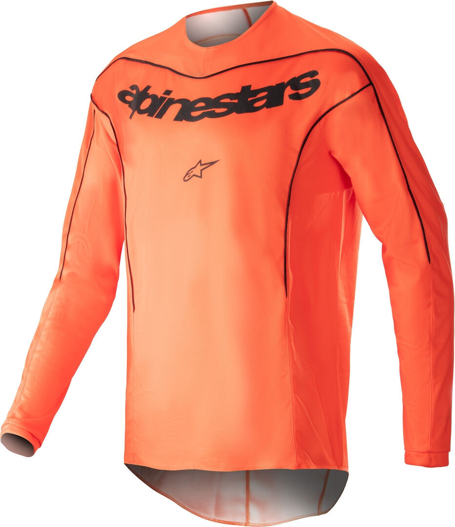 Alpinestars Fluid Lurv Maillot de Motocross - Negro Naranja