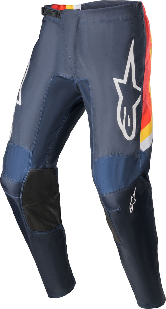 Alpinestars Fluid Corsa Pantalones de motocross - Rojo Azul Amarillo (30)