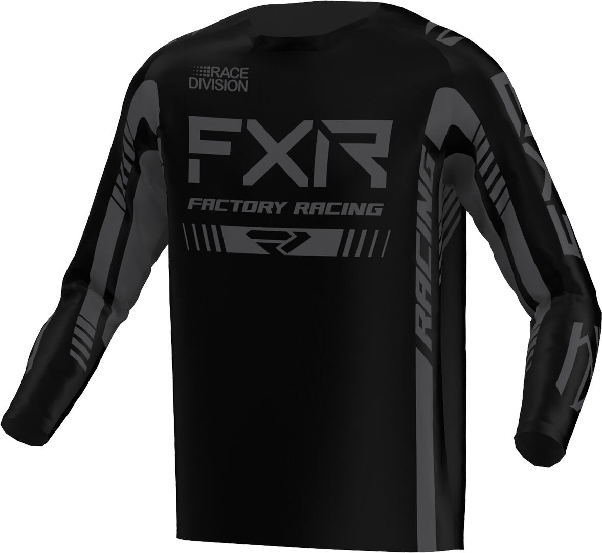 FXR Clutch Pro 2023 Maillot de Motocross - Negro Gris (XS)