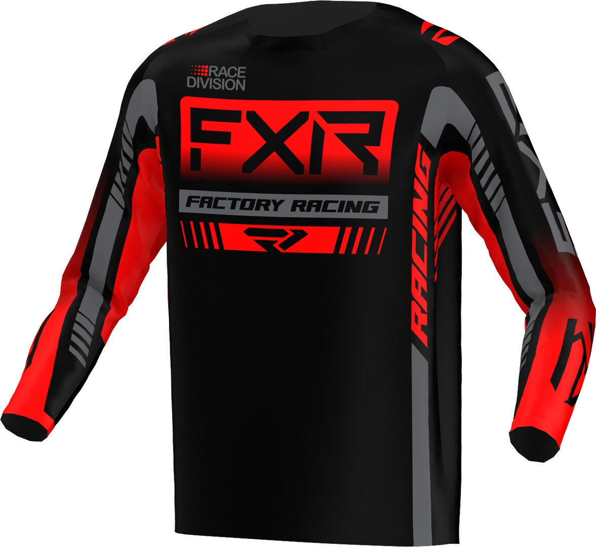 FXR Clutch Pro 2023 Maillot de Motocross - Negro Rojo (XS)