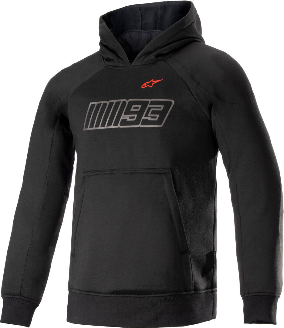 Alpinestars MM93 Thunder Sudadera con capucha de motocicleta - Negro (2XL)