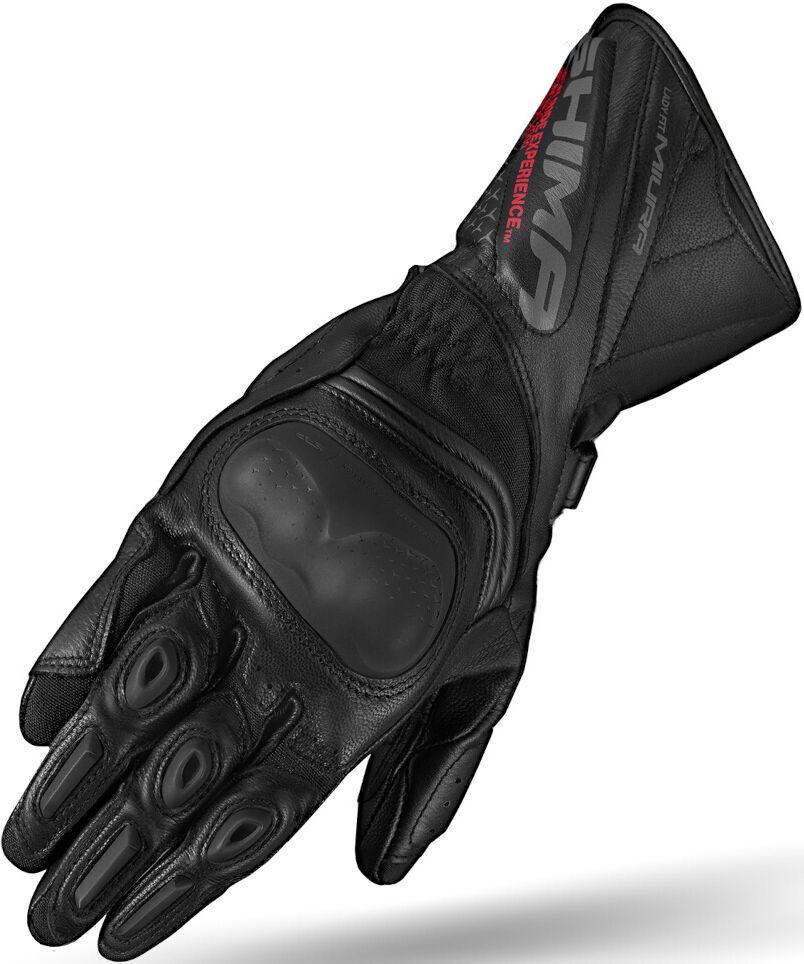 SHIMA Miura Guantes de moto perforados para mujer - Negro