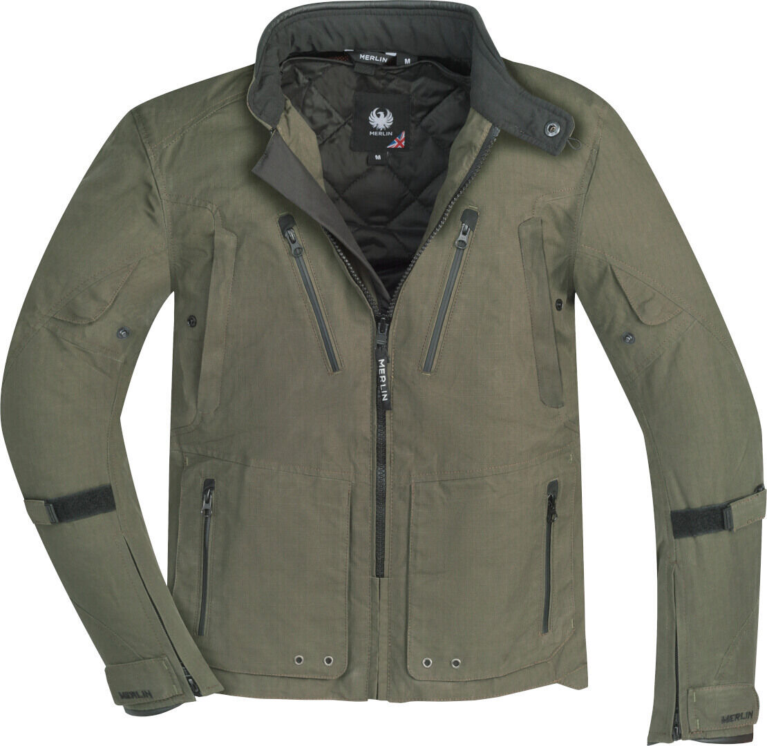 Merlin Exile D3O Explorer Chaqueta textil de motocicleta - Verde Marrón