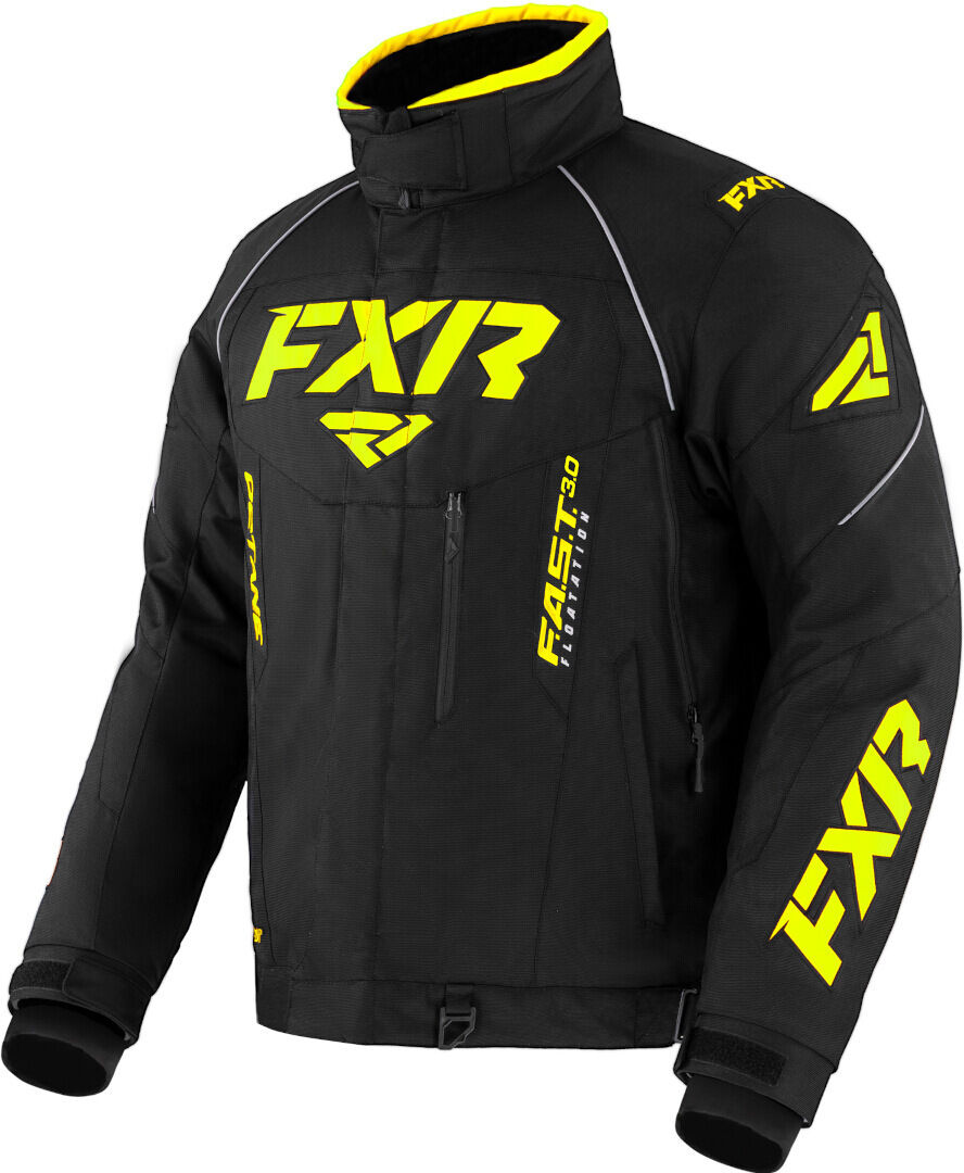 FXR Octane 2023 Chaqueta para moto de nieve - Negro Amarillo (XL)