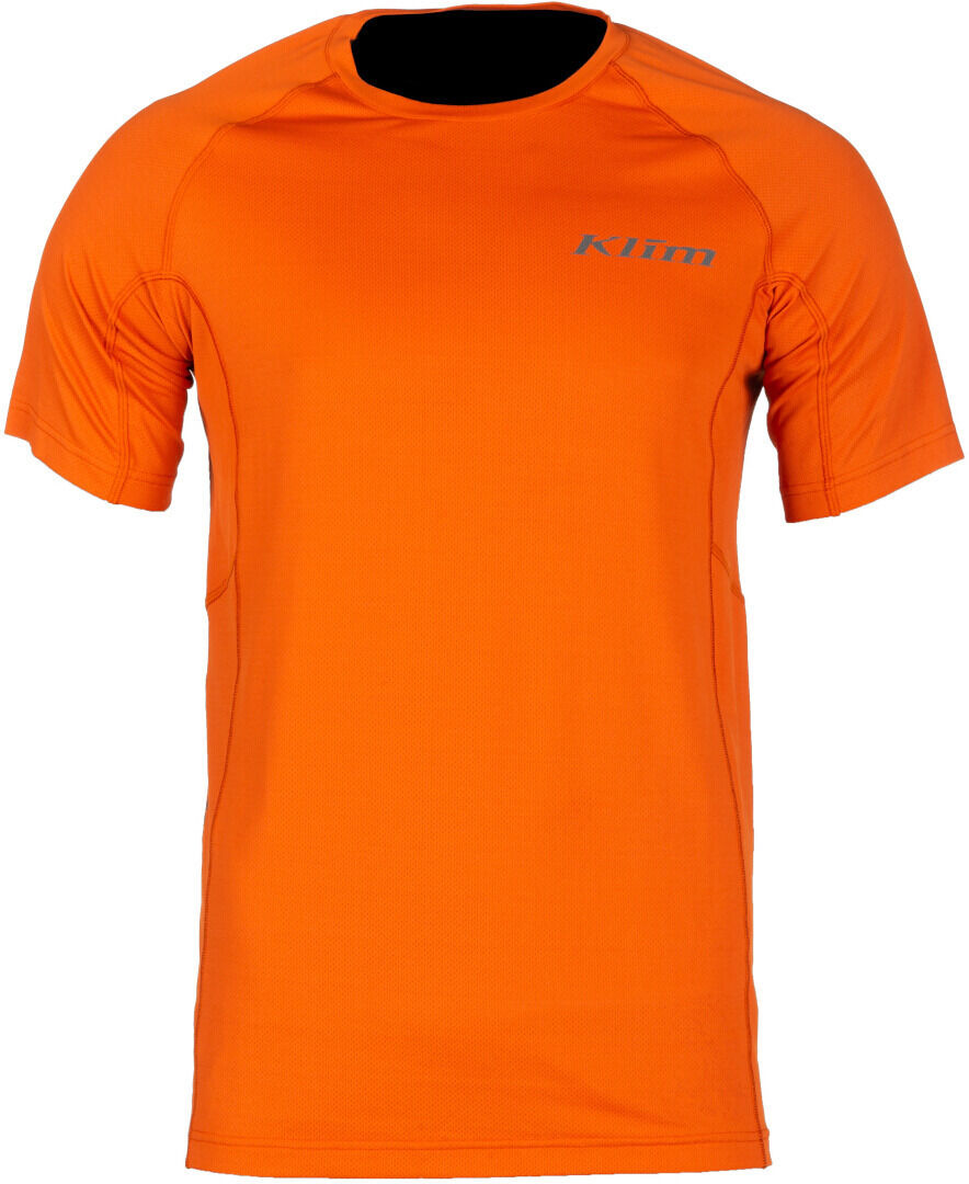 Klim Aggressor -1.0 Cooling 2023 Camisa funcional de manga corta - Naranja (L)