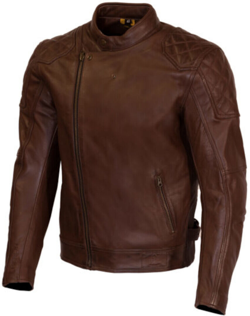 Merlin Chester D3O Cafe Chaqueta de cuero de motocicleta - Marrón (S)