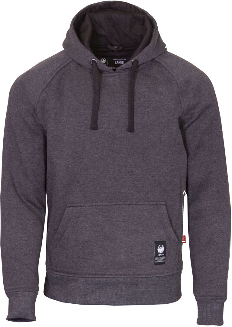 Merlin Stealth Pro D3O Sudadera con capucha de motocicleta - Gris (M)