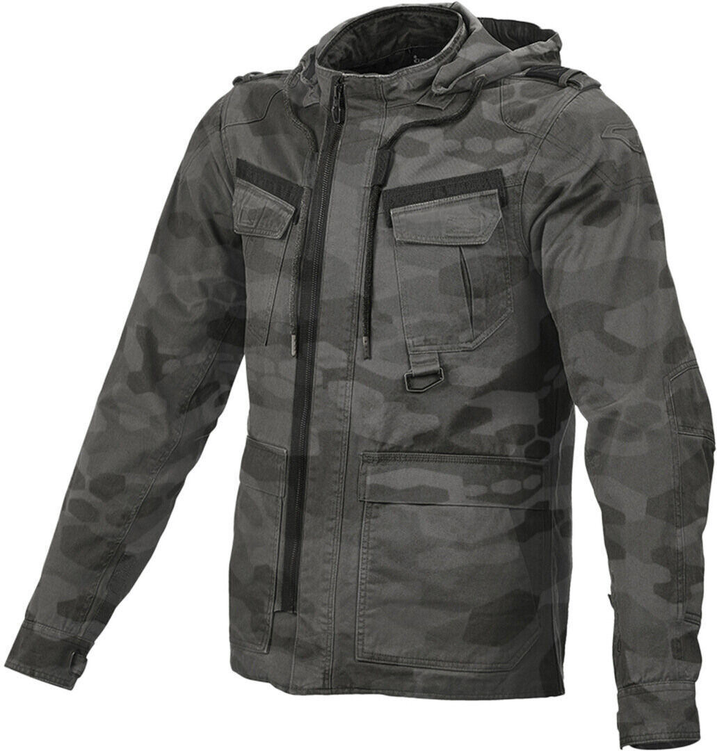 Macna Combat Camo Chaqueta textil de motocicleta - Multicolor (XL)