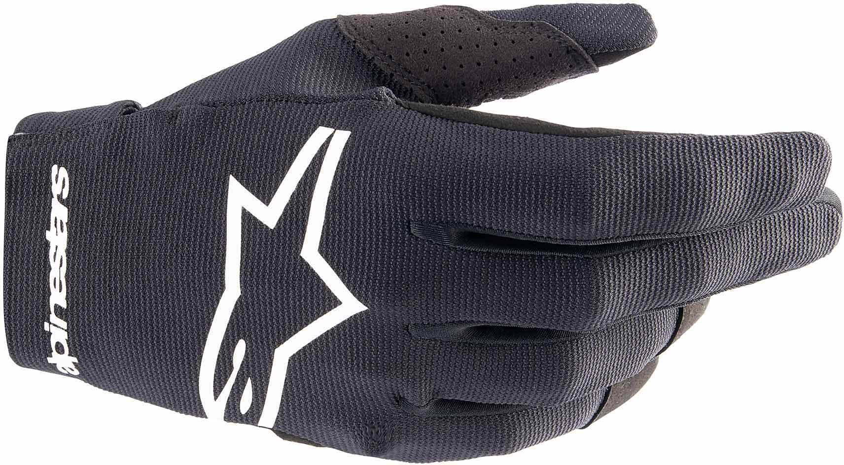 Alpinestars Radar Guantes de motocross - Negro Blanco (S)