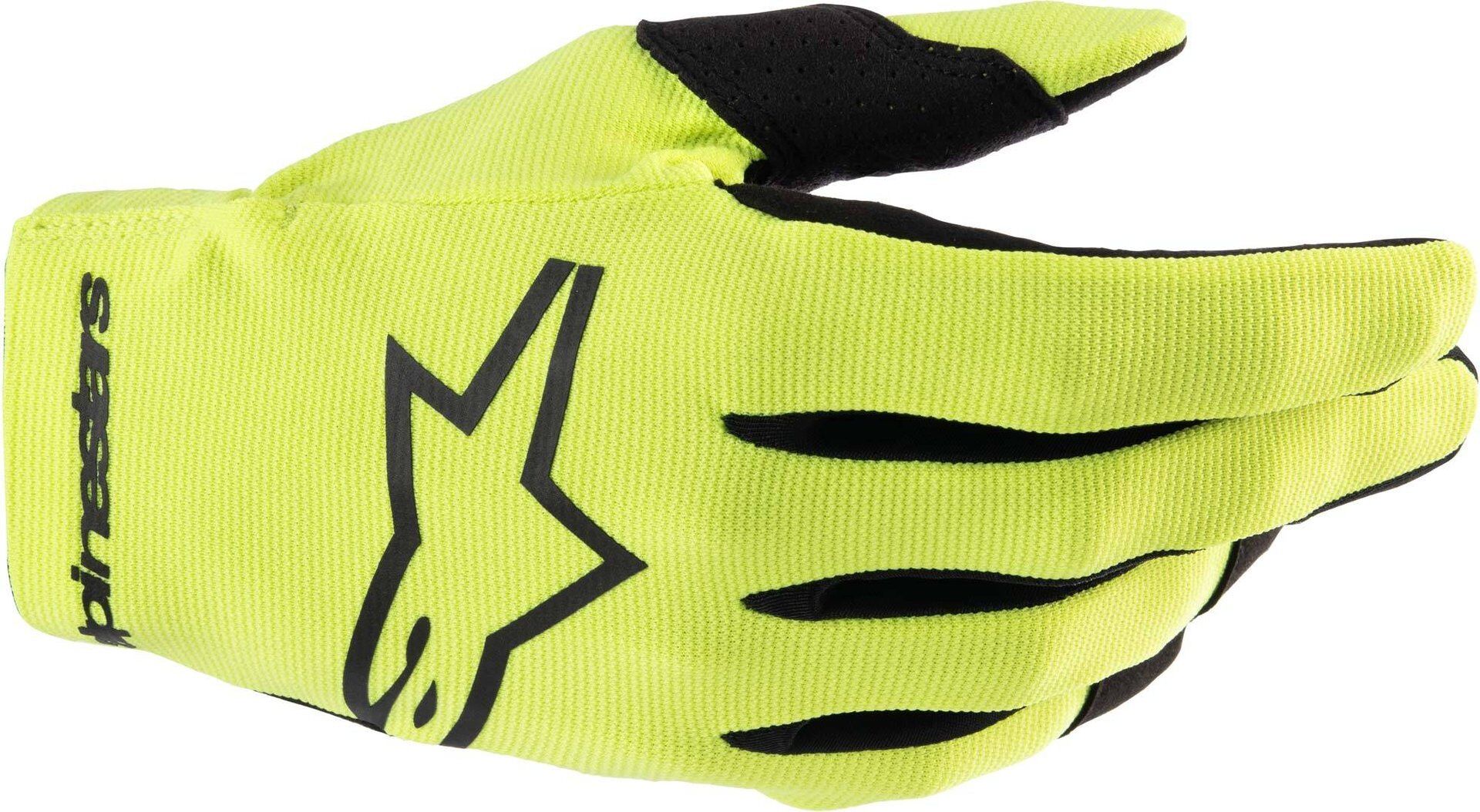 Alpinestars Radar Guantes de motocross - Negro Amarillo (S)