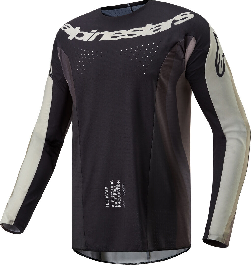 Alpinestars Techstar Pneuma Maillot de motocross - Gris Beige (L)