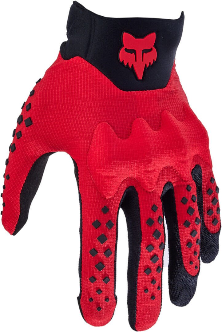 Fox Bomber LT 2023 Guantes de motocross - Negro Rojo (S)