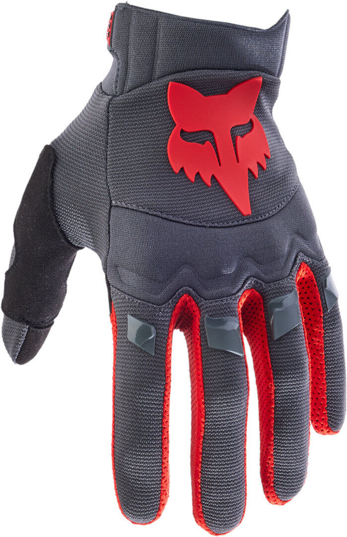 Fox Dirtpaw CE Guantes de motocross - Gris Rojo (S)