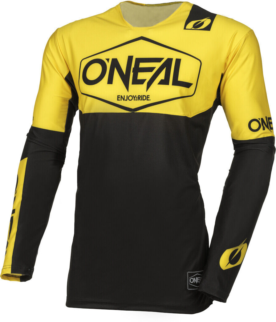 Oneal Mayhem Hexx Maillot de motocross - Negro Amarillo (2XL)