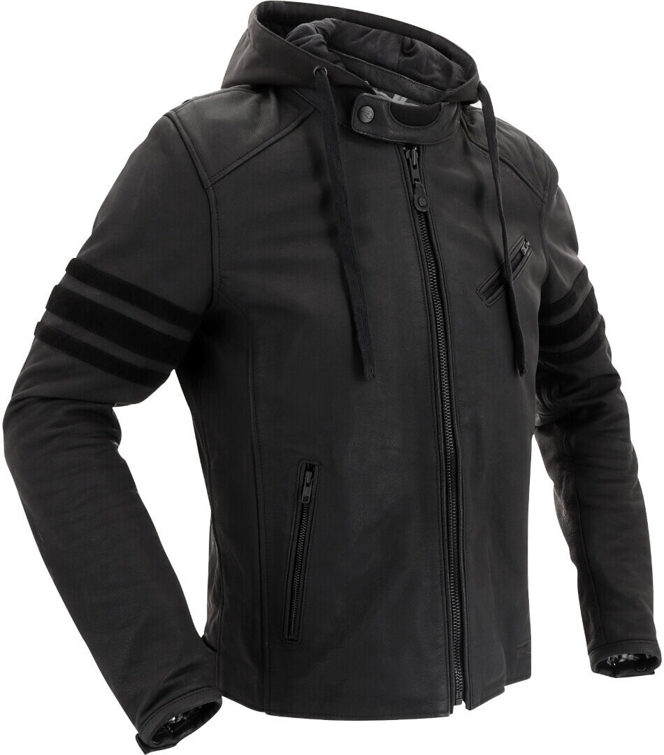 Richa Toulon Black Edition Chaqueta de cuero para moto - Negro (58)