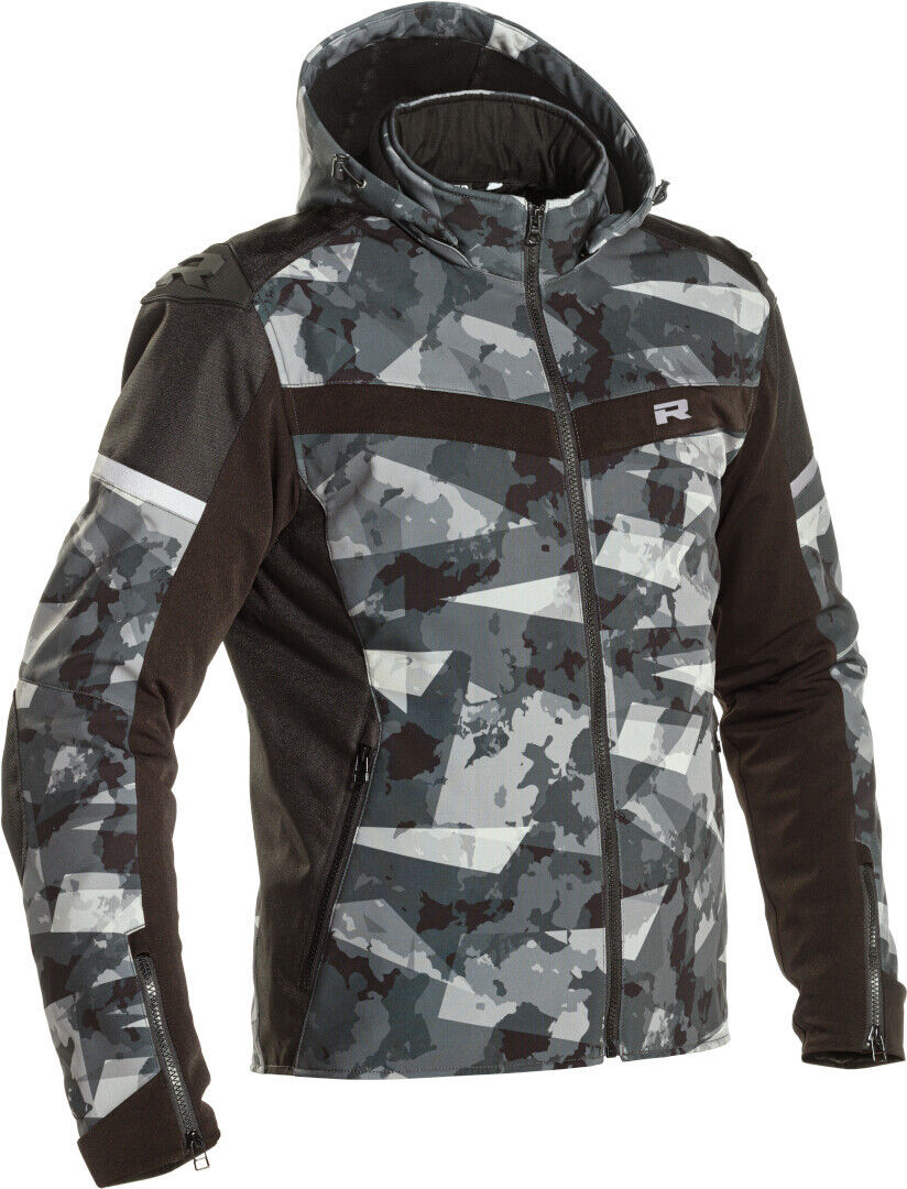 Richa Stealth chaqueta textil impermeable para motocicleta - Gris (M)