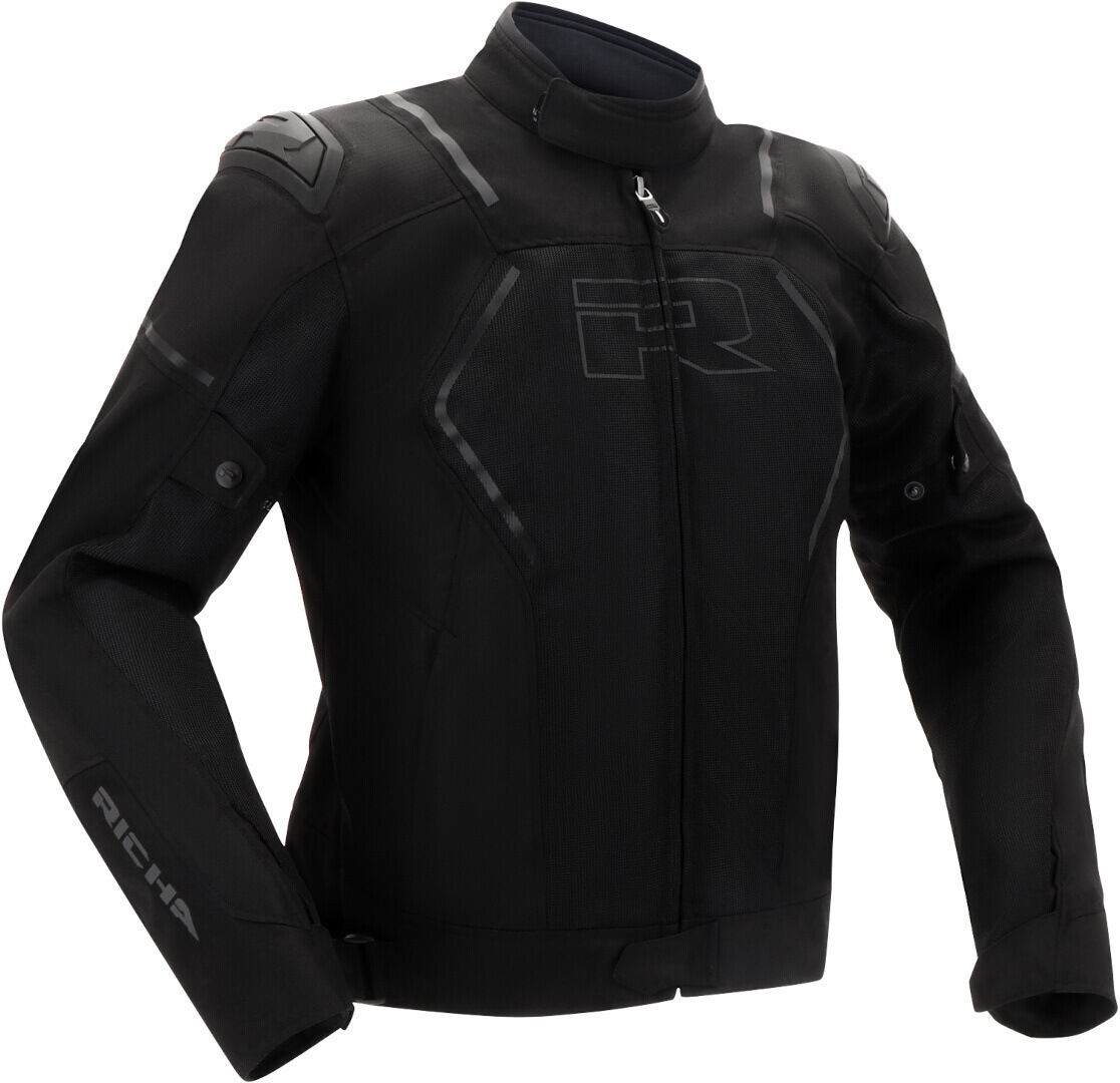 Richa Vendetta Mesh Chaqueta textil de moto - Negro (XL)